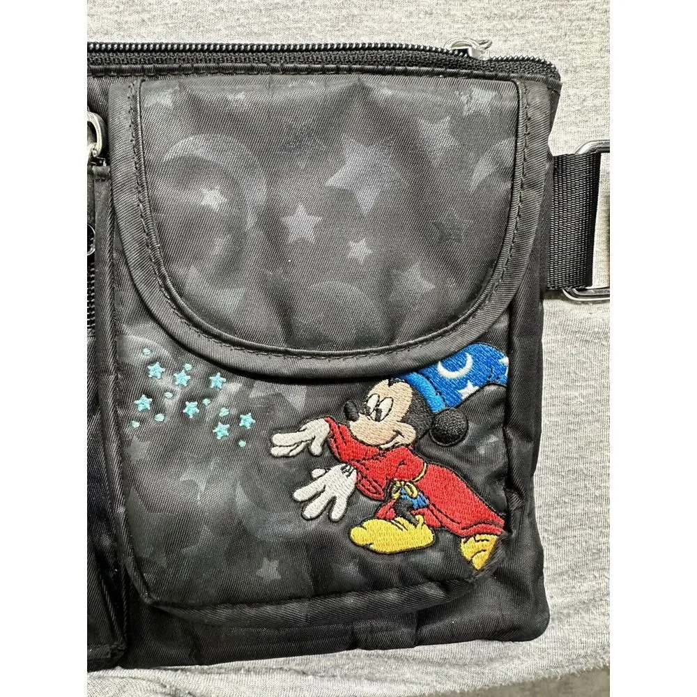 Disneyland Resort 2013 Mickey Mouse Sorcerer Adult Fanny Pack Fantasmic Bag‎